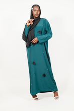 'Yara' abaya - Teal