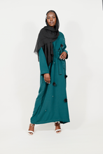 'Yara' abaya - Teal