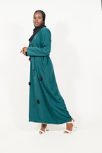 'Yara' abaya - Teal