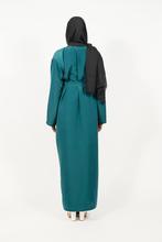 'Yara' abaya - Teal
