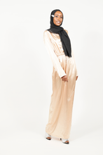 'Zakiya' empire waist dress - gold
