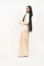 'Zakiya' empire waist dress - gold