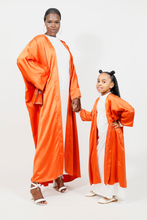 'Azhaar' mommy & me set - Blood orange