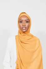 'Fatima' chiffon hijab - Caramel