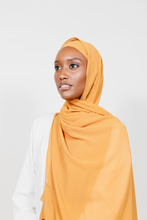 'Fatima' chiffon hijab - Caramel