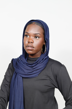'Amina' jersey hijab - Navy