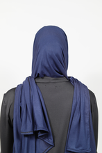'Amina' jersey hijab - Navy