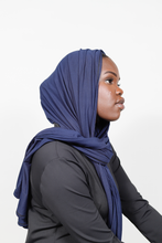 'Amina' jersey hijab - Navy