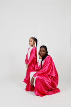 'Azhaar' mommy & me set - Hot pink