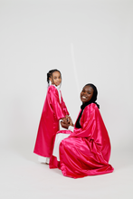 'Azhaar' mommy & me set - Hot pink