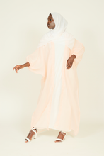 'Cala' open abaya - pastel pink