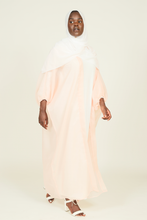 'Cala' open abaya - pastel pink