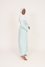 'Noor' 2pc abaya - Sea foam