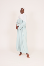'Noor' 2pc abaya - Sea foam
