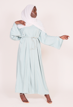 'Noor' 2pc abaya - Sea foam
