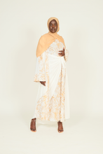'Batul' 3pc abaya - print