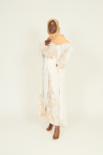 'Batul' 3pc abaya - print