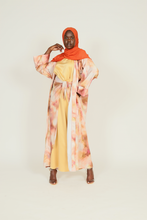 'Bibi' 3pc abaya - gold print