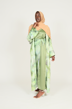 'Bibi' 3pc abaya - sage print