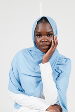 'Aqsa' chiffon hijab - Powder blue