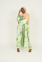 'Bibi' 3pc abaya - sage print
