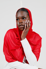 'Aqsa' chiffon hijab - Lipstick red