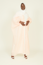 'Cala' open abaya - pastel pink